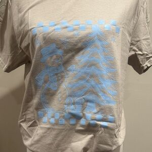 Men's Beige Graphic T-Shirt